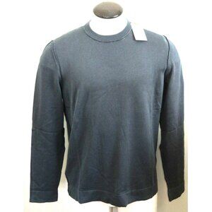 OOBE Brand Men's Austin Crew Neck Cotton Sweater True Navy Grey NWT